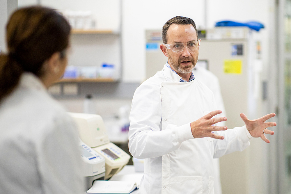 Professor Trent Munro said the National Biologics Facility was "uniquely suited to conduct this development and manufacturing".