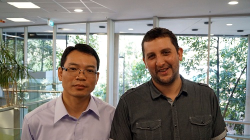 Dr Zhongfan Jia and Dr Esteban Marcellin