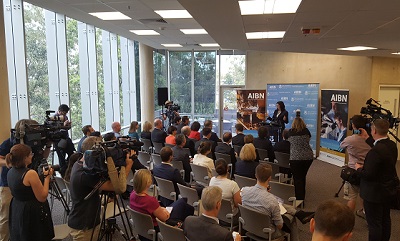 Premier Annastacia Palaszczuk launched the UQ Centre in Stem Cell Ageing and Regenerative Engineering at AIBN.