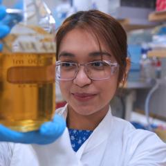 For three months Tahmina Tabassum relearned what she knew about industry and entrepreneurship during a placement with biotech Azafaros BV, a whirlwind experience that included a stint at the company’s headquarters in Basel