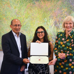 Inspiring PhD student Hemanshi Galaiya wins U21 Leaders of the Future Award