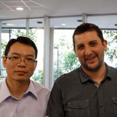 Dr Zhongfan Jia and Dr Esteban Marcellin